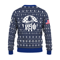 Personalized US Navy Christmas Ugly Sweater KRUST11