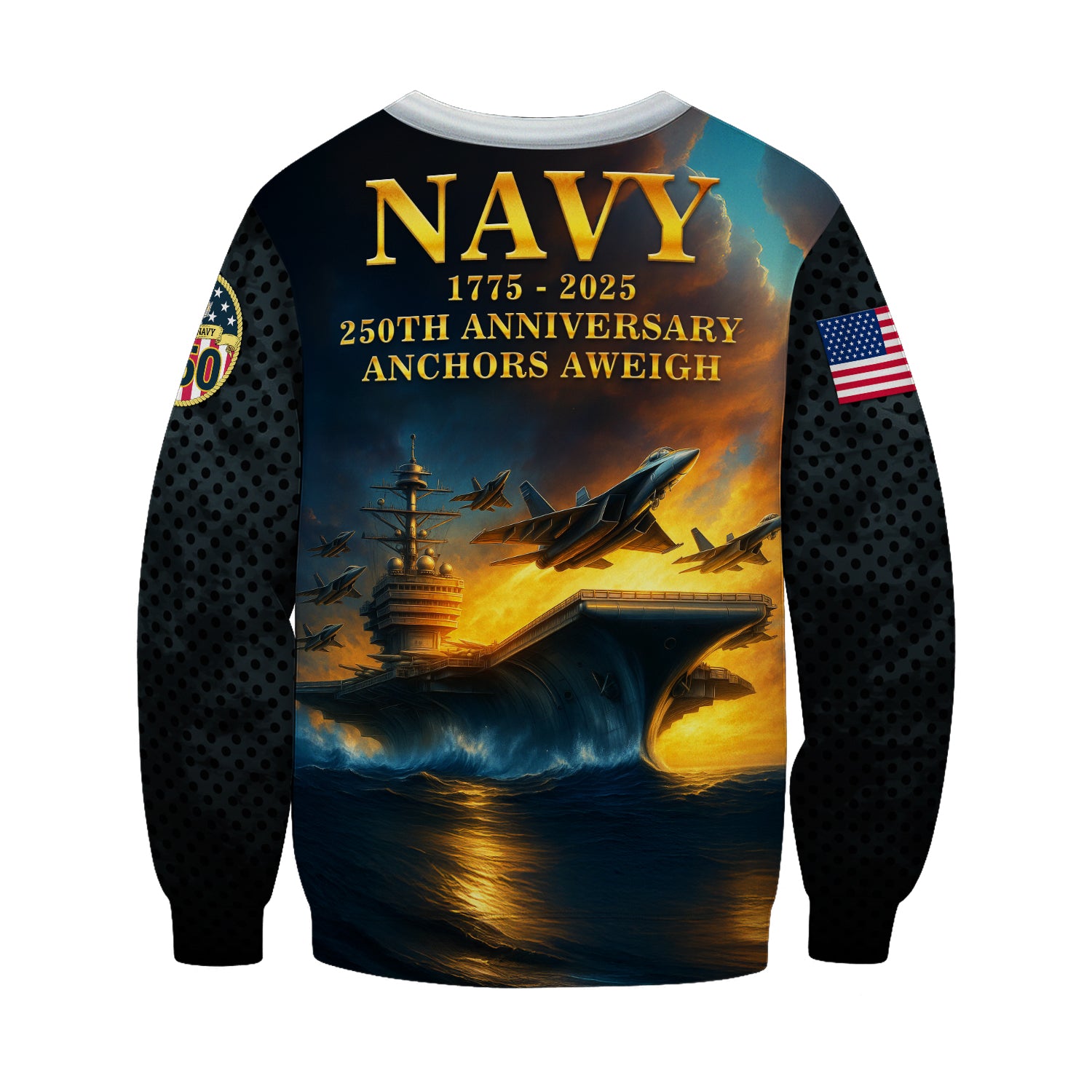 Personalized US Navy Sweatshirt KRSTS08
