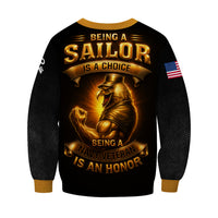 Personalized US Navy Sweatshirt KRSTS09
