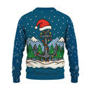 US Navy Submarine Light Christmas Ugly Sweater