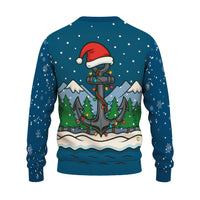 US Navy Submarine Light Christmas Ugly Sweater