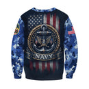 Personalized US Navy Sweatshirt KRSTS07
