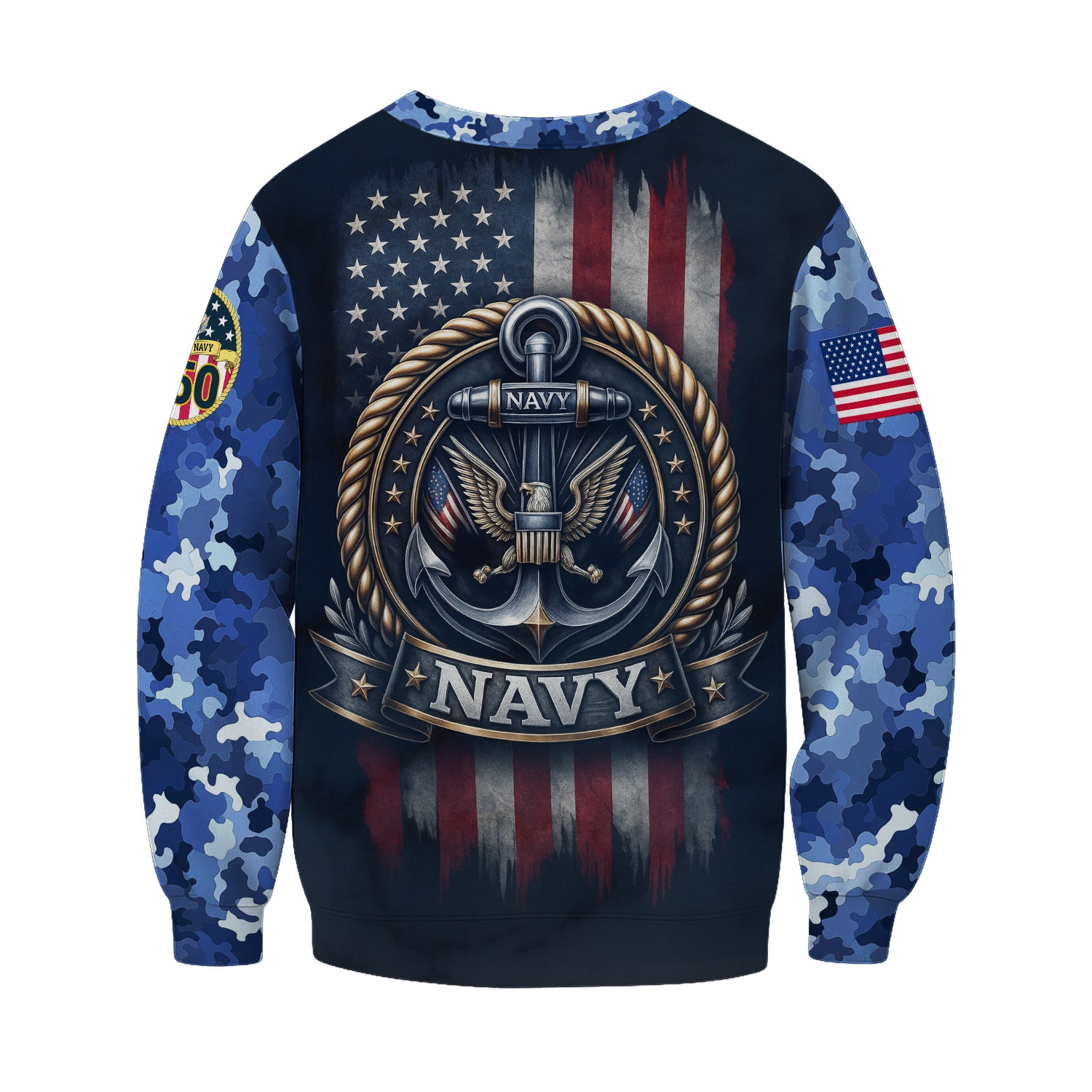 Personalized US Navy Sweatshirt KRSTS07