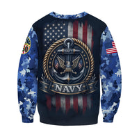 Personalized US Navy Sweatshirt KRSTS07