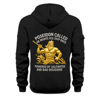Personalized US Navy Quarter Zip Hoodie KRQZ06