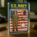 Personalized Acrylic Plaque with NWU Camouflage Uniform