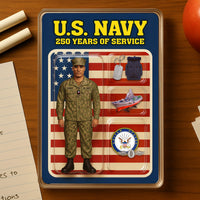 Personalized Acrylic Plaque with NWU Camouflage Uniform