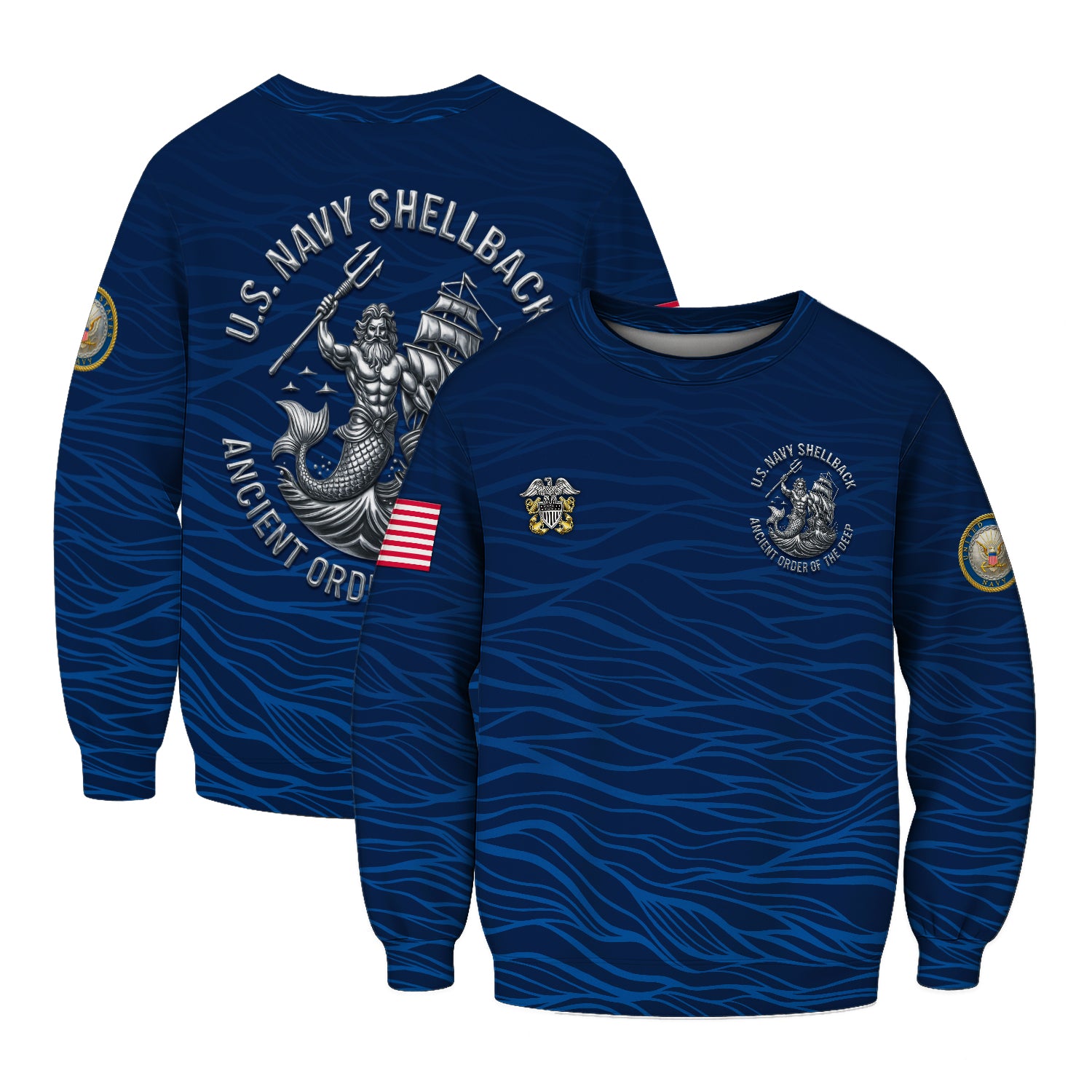 Personalized US Navy Sweatshirt KRSTS05