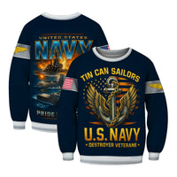 Personalized US Navy Sweatshirt KRSTS10