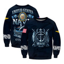 Personalized US Navy Sweatshirt KRSTS06