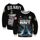 Personalized US Navy Sweatshirt KRSTS01