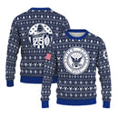 Personalized US Navy Christmas Ugly Sweater KRUST11