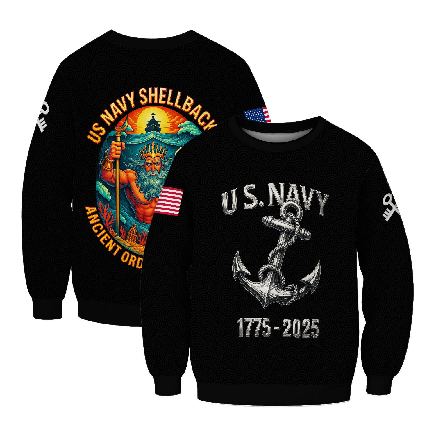 Personalized US Navy Sweatshirt KRSTS04