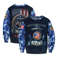 Personalized US Navy Sweatshirt KRSTS07