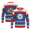 Personalized US Navy Christmas Ugly Sweater UST009