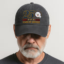 Custom Ranks & Text Premium Washed Denim Cap DC022