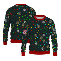 Personalized US Navy Christmas Ugly Sweater UST012