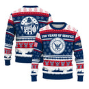 Personalized US Navy Christmas Ugly Sweater UST008