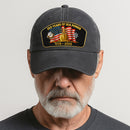 Custom Ranks & Text Premium Washed Denim Cap DC023