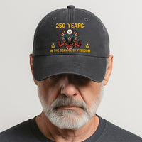 Custom Ranks & Text Premium Washed Denim Cap DC024