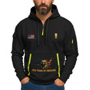 Personalized US Navy Quarter Zip Hoodie KRQZ09