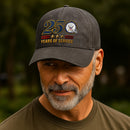 Custom Ranks & Text Premium Washed Denim Cap DC022