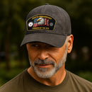 Custom Ranks & Text Premium Washed Denim Cap DC021
