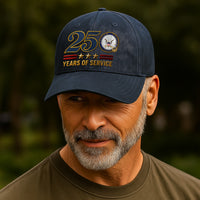 Custom Ranks & Text Premium Washed Denim Cap DC022