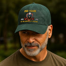 Custom Ranks & Text Premium Washed Denim Cap DC024