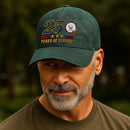 Custom Ranks & Text Premium Washed Denim Cap DC022