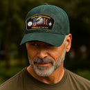 Custom Ranks & Text Premium Washed Denim Cap DC021