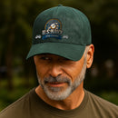 Custom Ranks & Text Premium Washed Denim Cap DC020