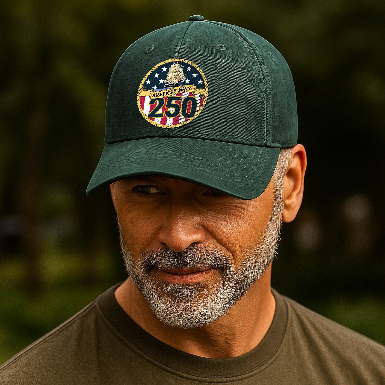 America's Navy 250 Premium Washed Denim Cap