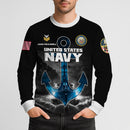 Personalized US Navy Sweatshirt KRSTS01