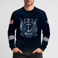 Personalized US Navy Sweatshirt KRSTS06