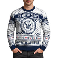Personalized US Navy Christmas Ugly Sweater UST011