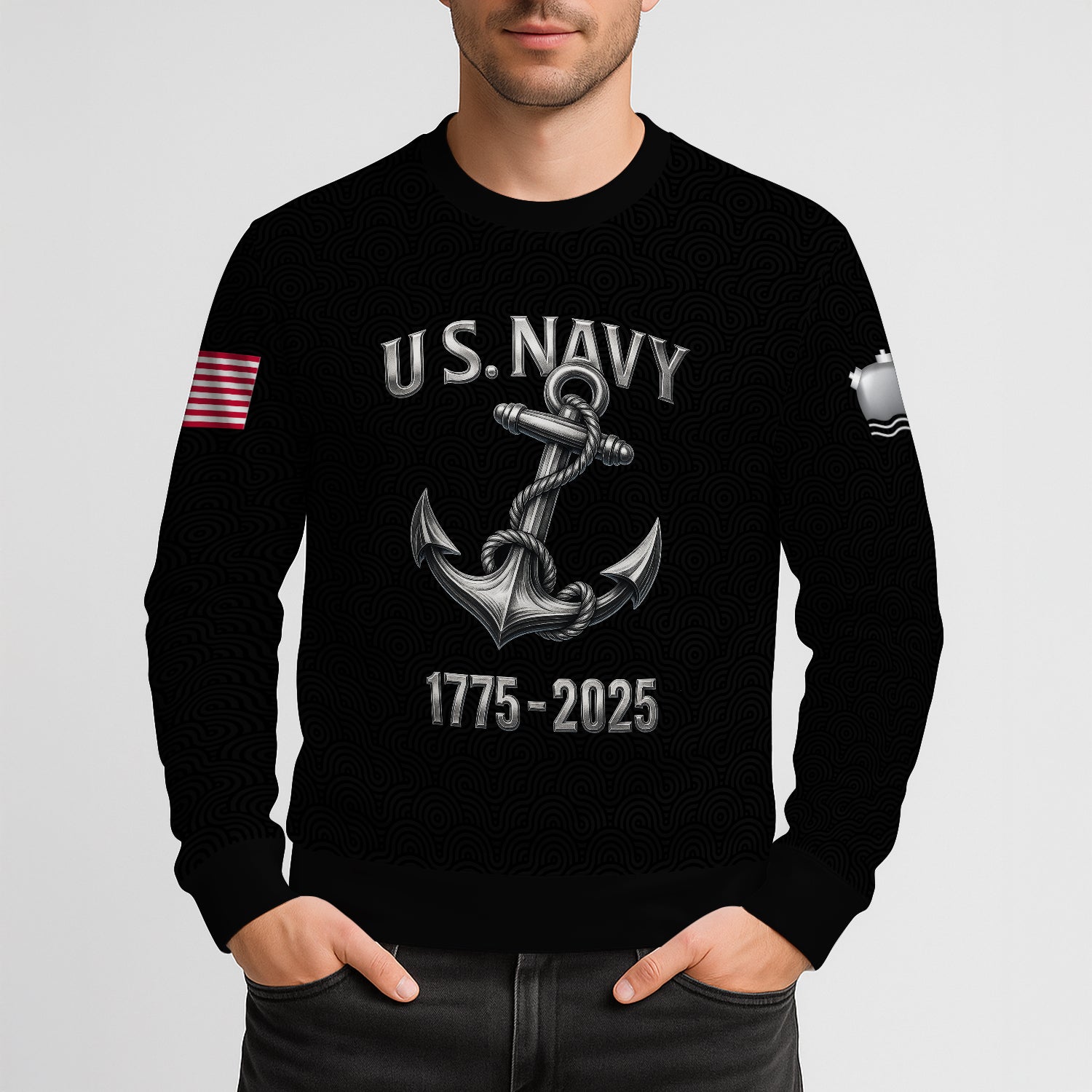 Personalized US Navy Sweatshirt KRSTS04