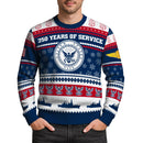 Personalized US Navy Christmas Ugly Sweater UST008