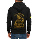 Personalized US Navy Quarter Zip Hoodie KRQZ05