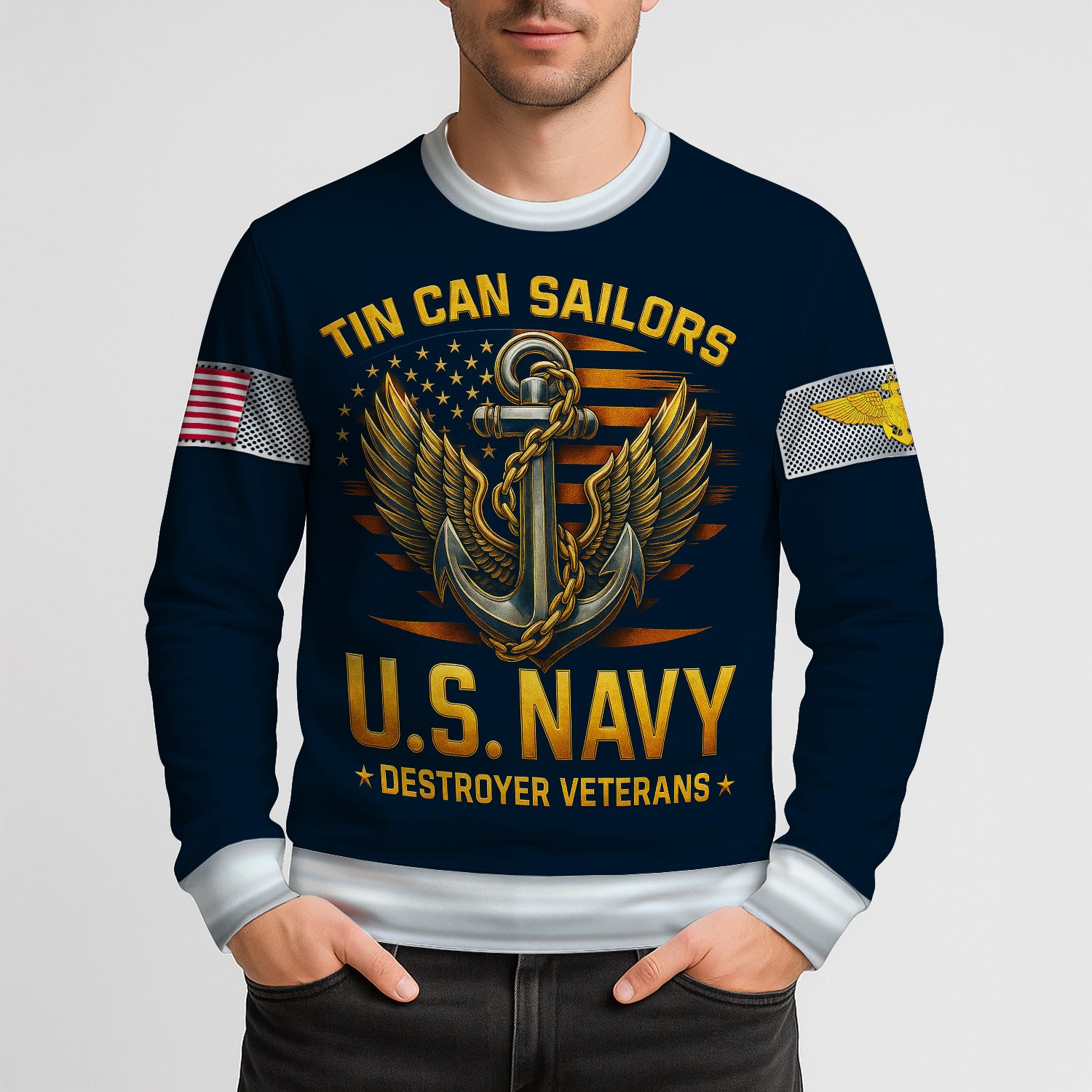 Personalized US Navy Sweatshirt KRSTS10