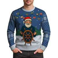 US Navy Caption Christmas Ugly Sweater