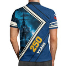 US Navy Polo Shirt – Bald Eagle & American Stars Custom Veteran