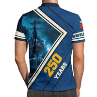 US Navy Polo Shirt – Bald Eagle & American Stars Custom Veteran