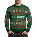 Personalized US Navy Christmas Ugly Sweater UST024