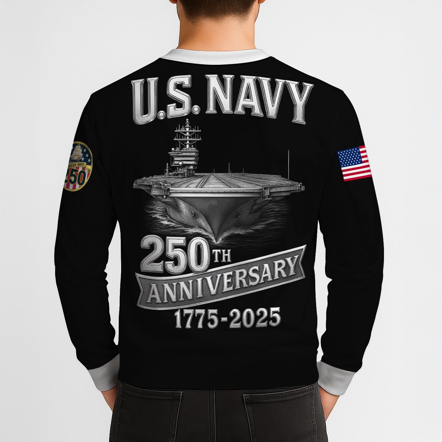 Personalized US Navy Sweatshirt KRSTS01