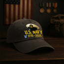 Custom Ranks & Text Premium Washed Denim Cap DC019