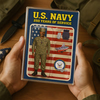 Personalized Acrylic Plaque with NWU Camouflage Uniform