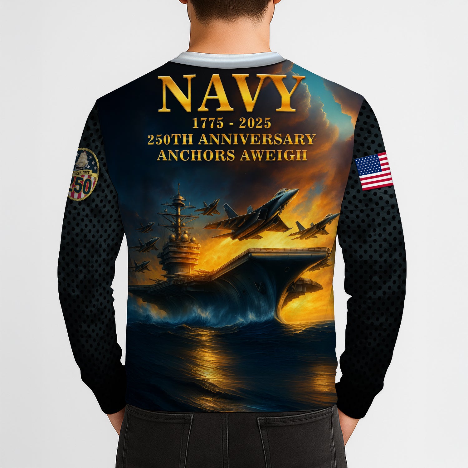 Personalized US Navy Sweatshirt KRSTS08