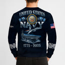 Personalized US Navy Sweatshirt KRSTS06