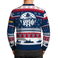 Personalized US Navy Christmas Ugly Sweater UST008